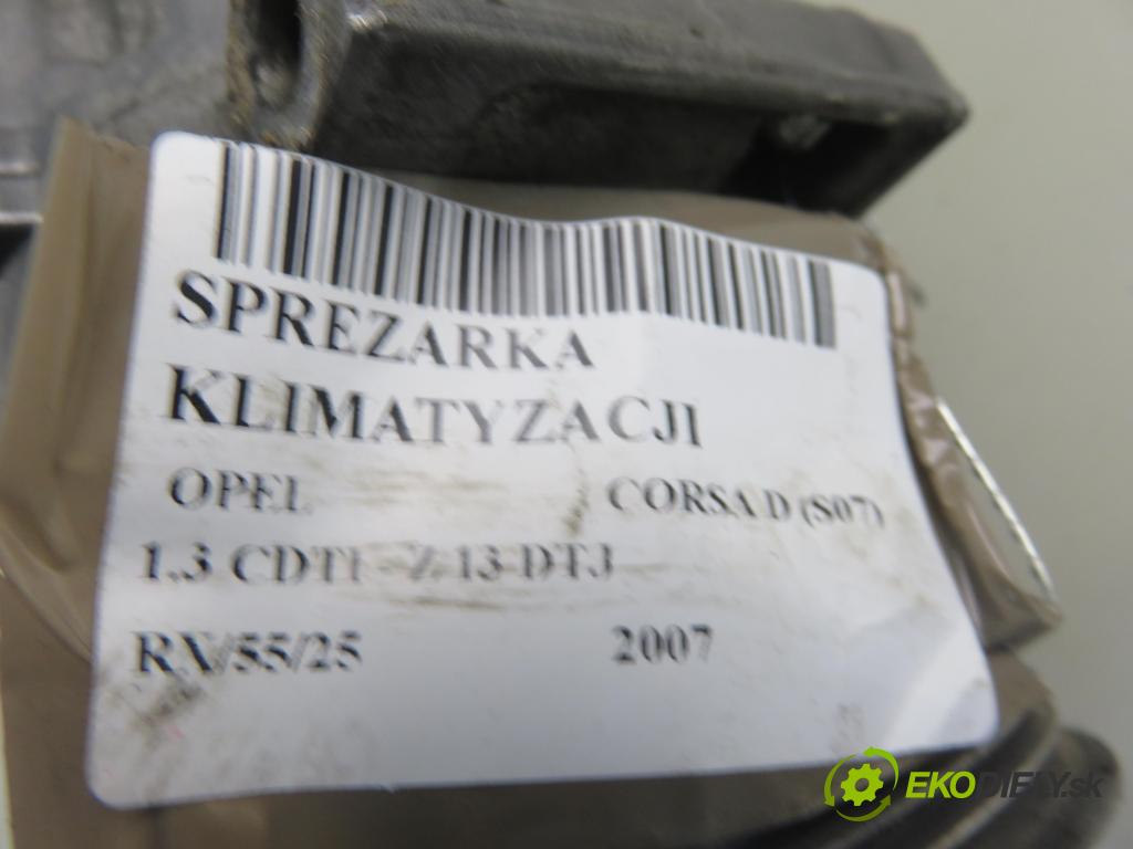 OPEL CORSA D (S07) HB 2007 55,00 1.3 CDTI - Z 13 DTJ 1248,00 KOMPRESOR: klimatizácie 55703721 (Kompresory klimatizácie)