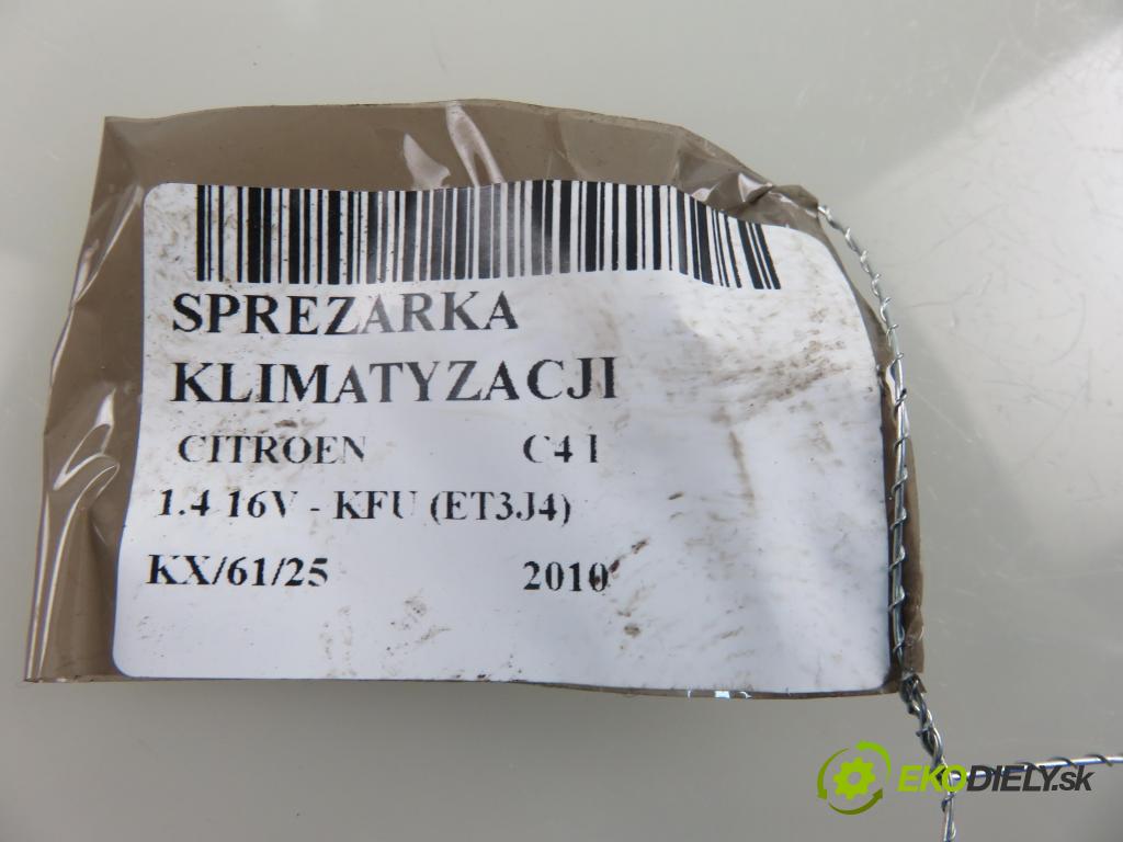 CITROEN C4 I (LC_) HB 2010 65,00 1.4 16V 88 - KFU 1360,00 KOMPRESOR: klimatizácie 9651910980 (Kompresory klimatizácie)