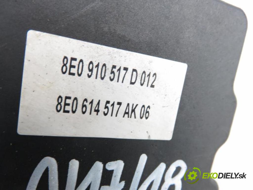 AUDI A4 B7 (8EC) 2.0 TDI 16V BLB, BRE manual 6 stupňová 103 kW 140 km  Pumpa ABS 8E0910517D012/8E0914517AK/0265950474 (Pumpy ABS)