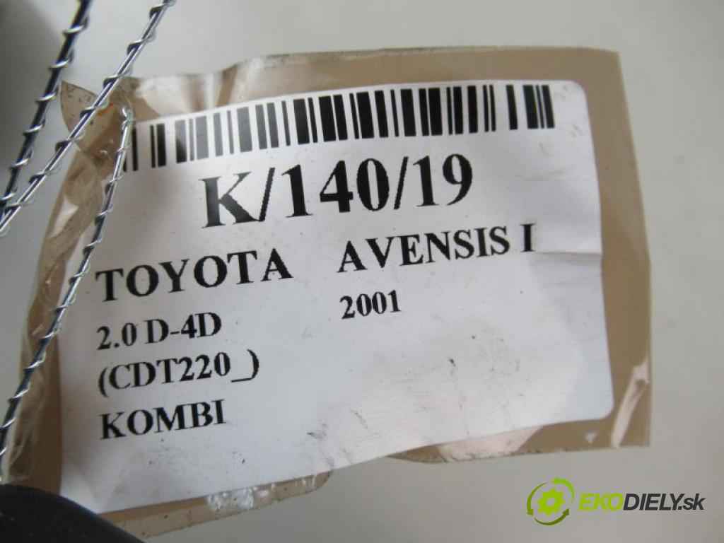 TOYOTA AVENSIS I 2.0 D-4D (CDT220_) 1CD-FTV manual 5 stupňová 81 kW 110 km  Ventilátor vetráku 19400002525C (Radiátory kúrenia)