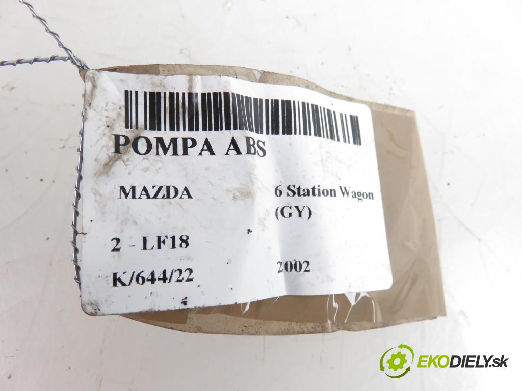 MAZDA 6 Station Wagon (GY) KOMBI 2002 1999,00 Sterowniki ABS 1999,00 Pumpa ABS 4370061;2059149 (Pumpy ABS)