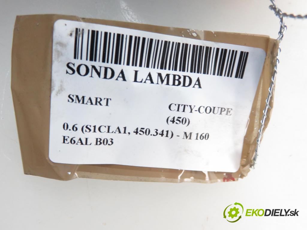 SMART CITY-COUPE (450) HB 1999 599,00 Sondy lambda 599,00 sonda lambda 0258006194 (Lambda sondy)