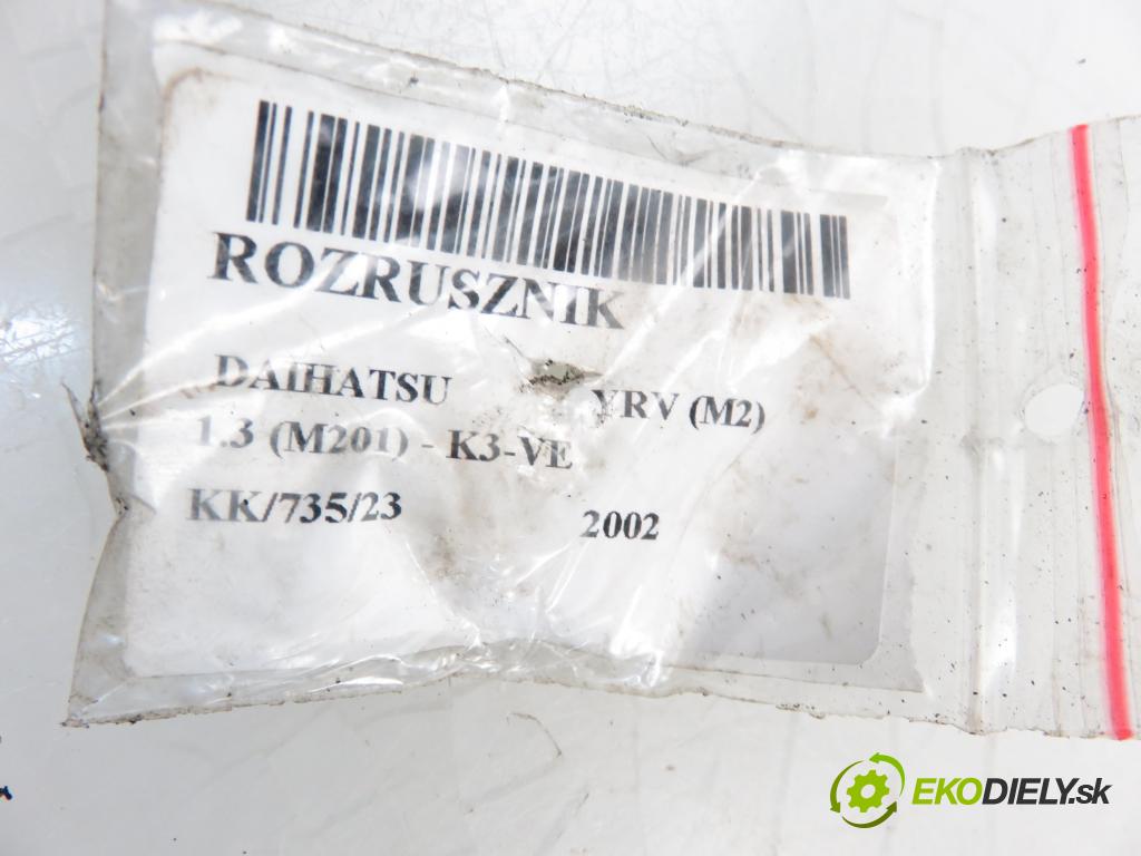 DAIHATSU YRV (M2) HB 2002 1298,00 Rozruszniki kompletne 1298,00 Štartér 2810097402; 2280009232 (Štartéry)