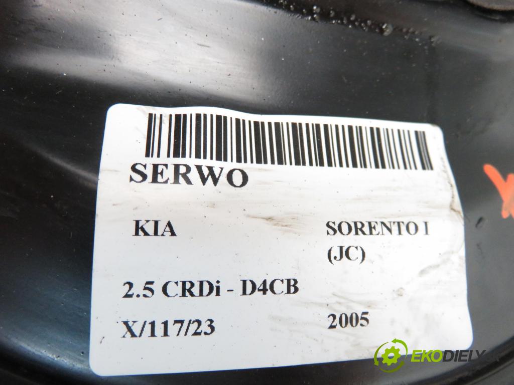 KIA SORENTO I (JC) SUV 2005 2497,00 Serwa hamulca 2497,00 posilovač 591003E100 (Servočerpadlá, pumpy řízení)