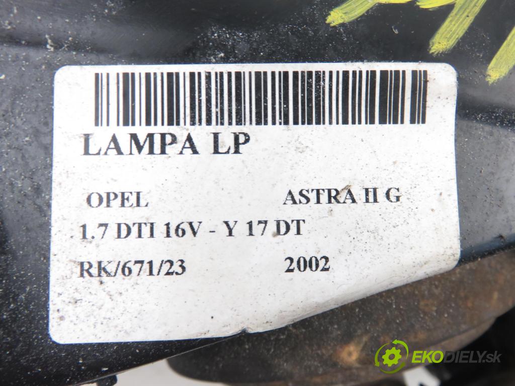 OPEL ASTRA G liftback (T98) HB 2002 1686,00 Lampy przednie 1686,00 Svetlo LP 