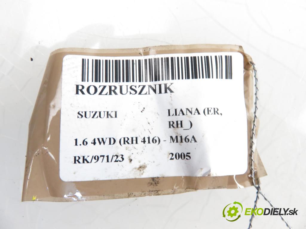 SUZUKI LIANA (ER, RH_) HB 2005 1586,00 Rozruszniki kompletne 1586,00 Štartér 3110080G1; M000T86581 (Štartéry)