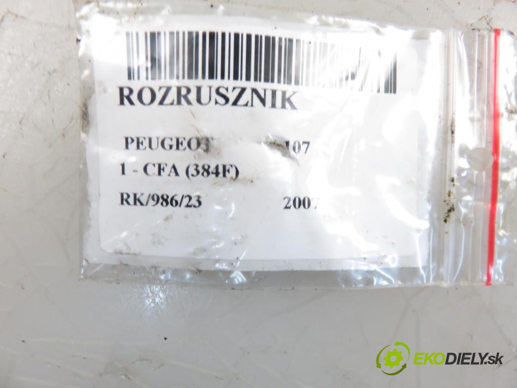 PEUGEOT 107 (PM_, PN_) HB 2007 998,00 Rozruszniki kompletne 998,00 Štartér 281000Q021C; 0001107439 (Štartéry)