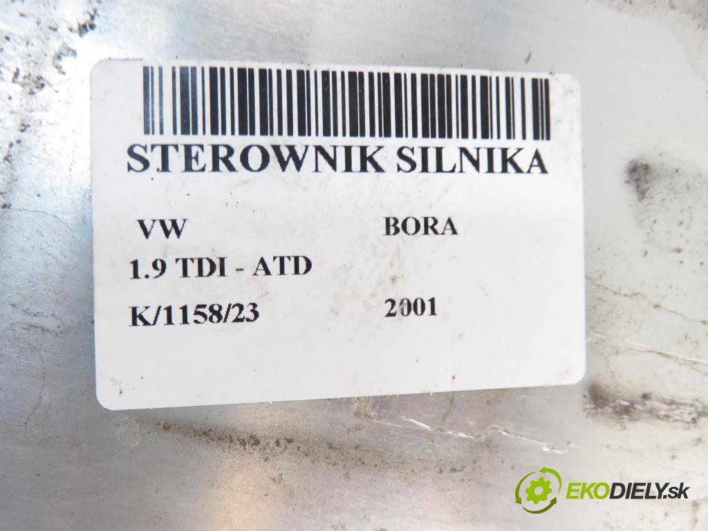 VW BORA (1J2) SEDAN 2001 1896,00 Sterowniki silnika 1896,00 řídící jednotka motora 038906019DF; 0281010497