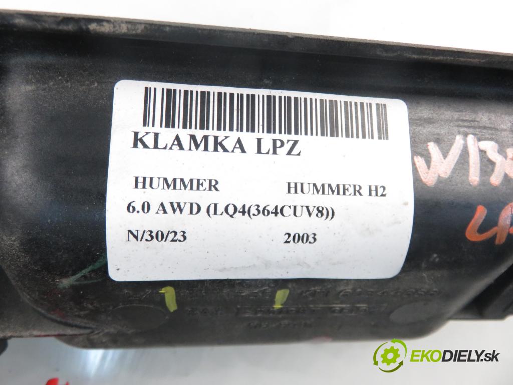 HUMMER HUMMER H2 SUV 2003 5964,00 Klamki zewnętrzne 5964,00 klika LPZ 15771335
