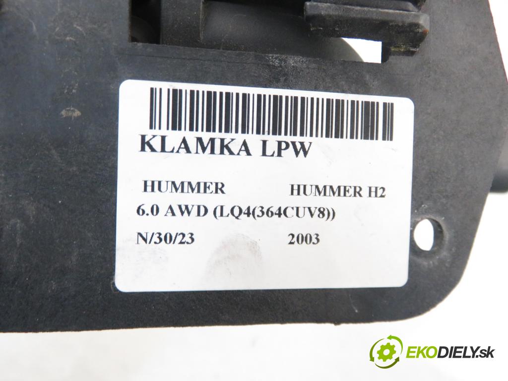 HUMMER HUMMER H2 SUV 2003 5964,00 Klamki wewnętrzne 5964,00 klika LPW 15029903 ; 15057526