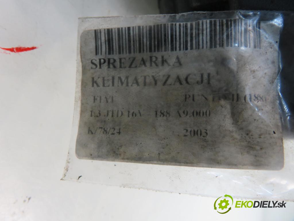 FIAT PUNTO (188_) HB 2003 51,00 1.3 JTD 16V - 188 A9.000 1248,00 KOMPRESOR: klimatizace 5A7975300 ; 46819144 (Kompresory)