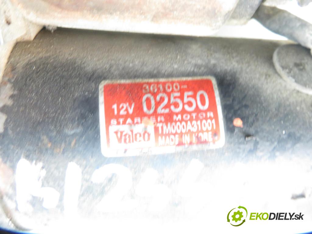 HYUNDAI ATOS (MX) HB 2003 43,00 1.0 i - G4HC-E 999,00 Štartér TM000A31001 (Štartéry)