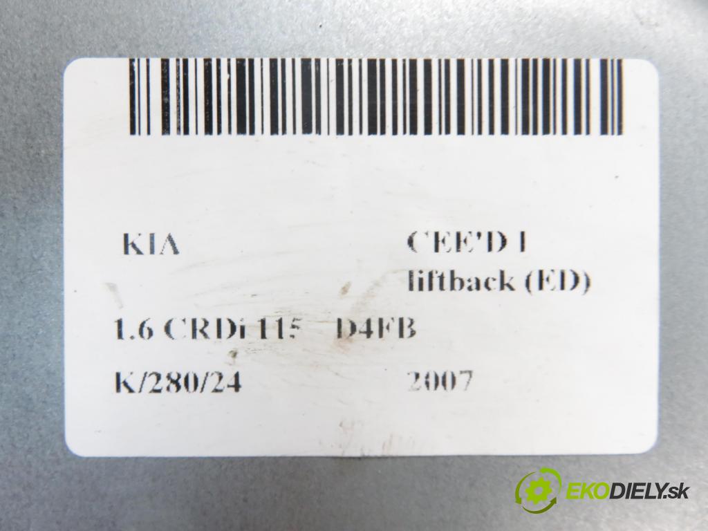 KIA CEE'D liftback (ED) HB 2007 85,00 1.6 CRDi 115 - D4FB 1582,00 Mechanizmus okien 824801H070