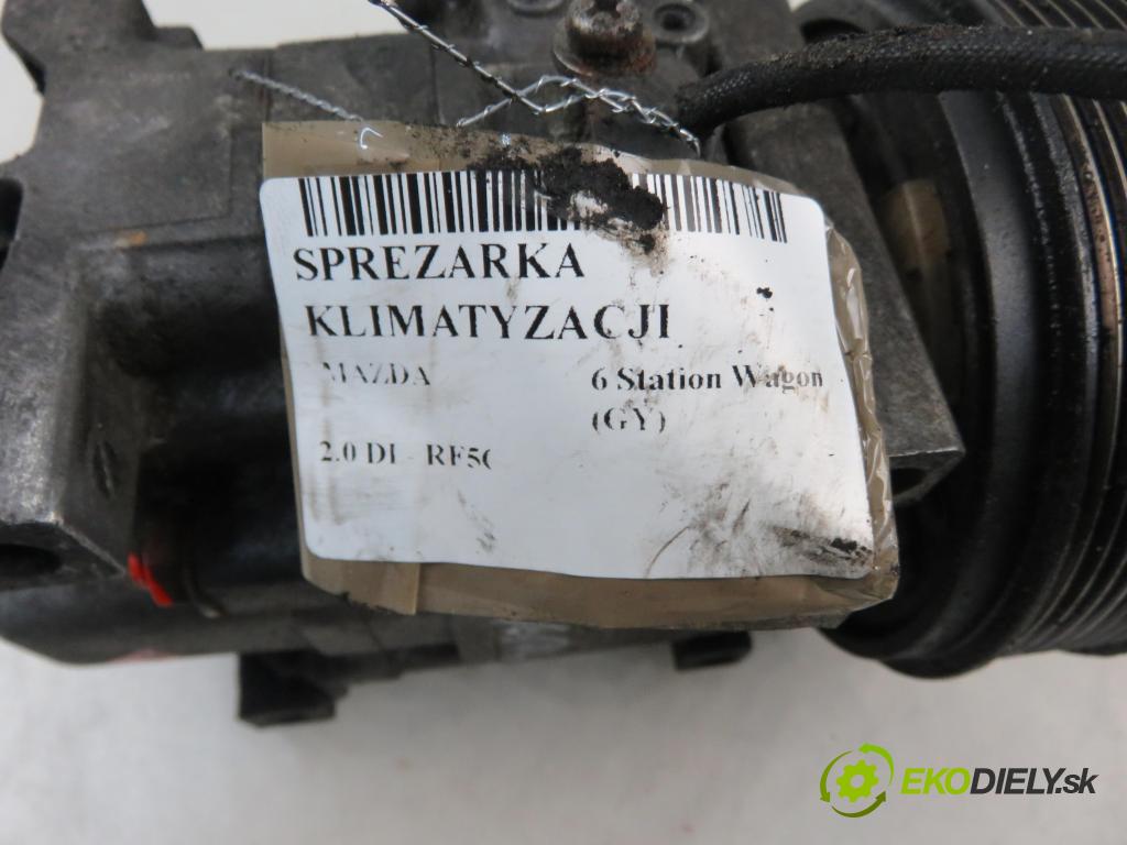 MAZDA 6 Station Wagon (GY) KOMBI 2004 100,00 2.0 DI 136 - RF5C 1998,00 KOMPRESOR: klimatizace H12A1AE4DC (Kompresory)