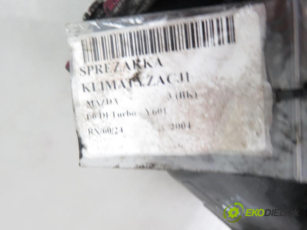 MAZDA 3 (BK) HB 2004 80,00 1.6 DI Turbo 109 - Y601 (PSA) 1560,00 KOMPRESOR: klimatizace 3M5H19D629GD (Kompresory)