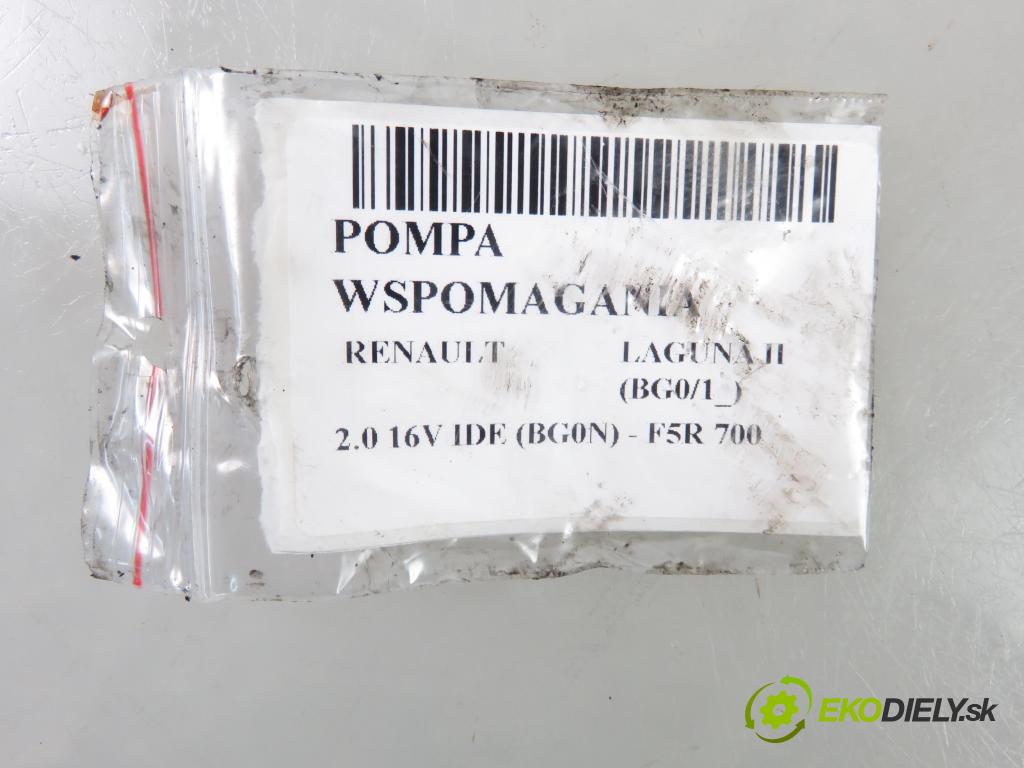 RENAULT LAGUNA II (BG0/1_) LIFTBACK 2002 103,00 2.0 16V IDE (BG0N) - F5R 700 1998,00 pumpa servočerpadlo 26088276 (Servočerpadlá, pumpy řízení)