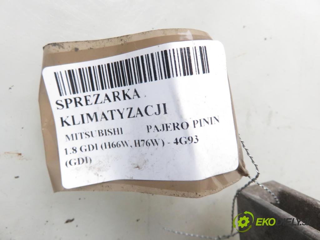 MITSUBISHI PAJERO PININ (H6_W, H7_W) TERENOWY 2000 88,00 1.8 GDI (H66W, H76W) - 4G93 (GDI) 1834,00 KOMPRESOR: klimatizace MR315497 (Kompresory)