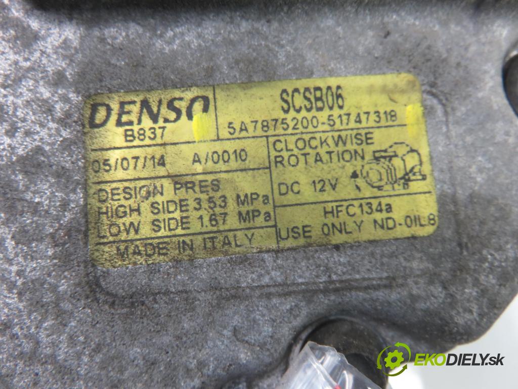 FIAT STILO (192_) HB 2005 66,00 1.4 16V - 192 B2.000 1368,00 KOMPRESOR: klimatizácie 5A7875200 ; 51747318 (Kompresory klimatizácie)