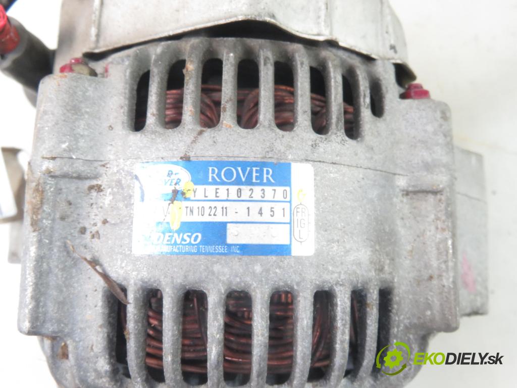 ROVER 75 (RJ) SEDAN 2002 88,00 1.8 - K 1.8 1796,00 Alternátor YLE102370 ; TN1022111451 (Alternátory)