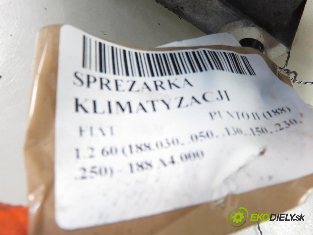 FIAT PUNTO (188_) HB 2001 44,00 1.2 60 - 188 A4.000 1242,00 KOMPRESOR: klimatizace 592475900 (Kompresory)