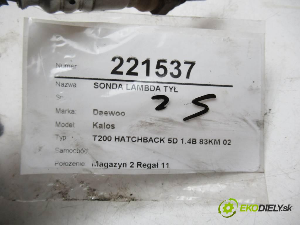 Daewoo Kalos    T200 HATCHBACK 5D 1.4B 83KM 02-08  sonda lambda zad 96394003 (Lambda sondy)