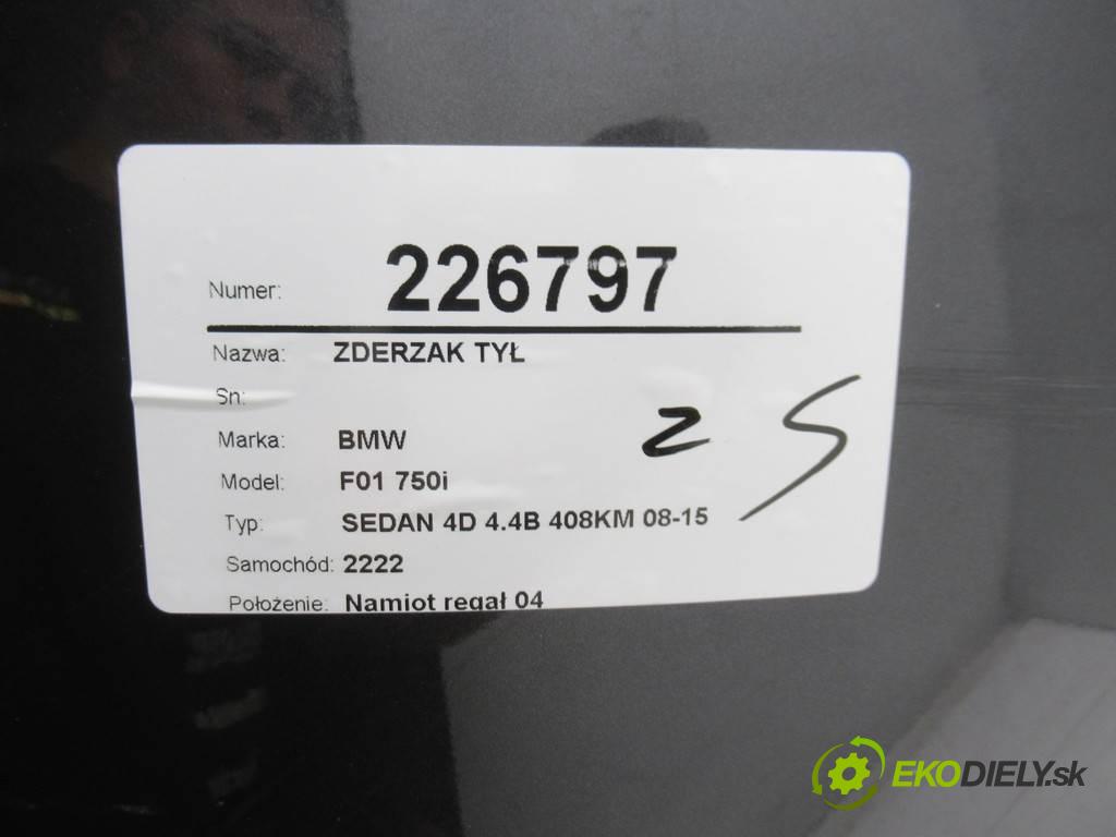 BMW F01 750i  2008  SEDAN 4D 4.4B 408KM 08-15 4400 Nárazník zad USZKODZONY  (Ostatné)