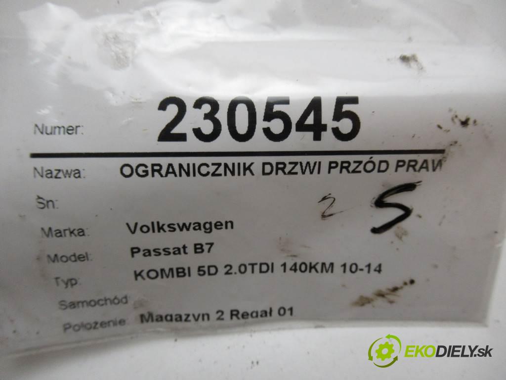 Volkswagen Passat B7    KOMBI 5D 2.0TDI 140KM 10-14  Doraz Dvere predný pravy 3C8833412B