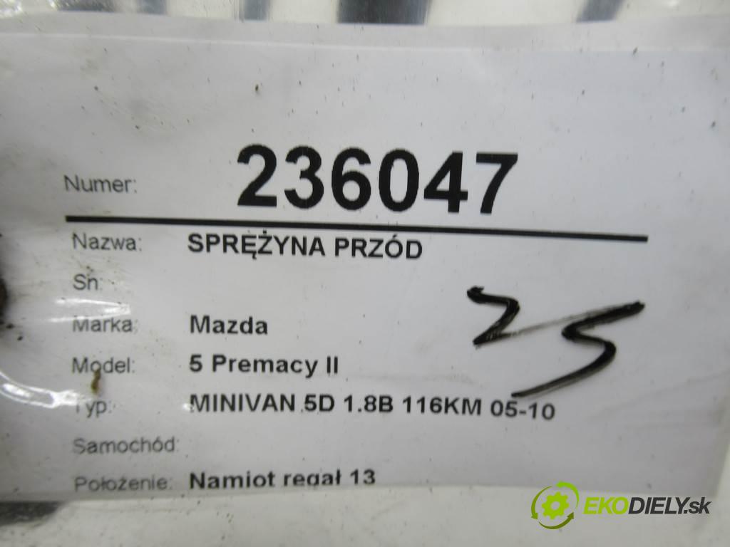 Mazda 5 Premacy II    MINIVAN 5D 1.8B 116KM 05-10  Pružina predný  (Ostatné)