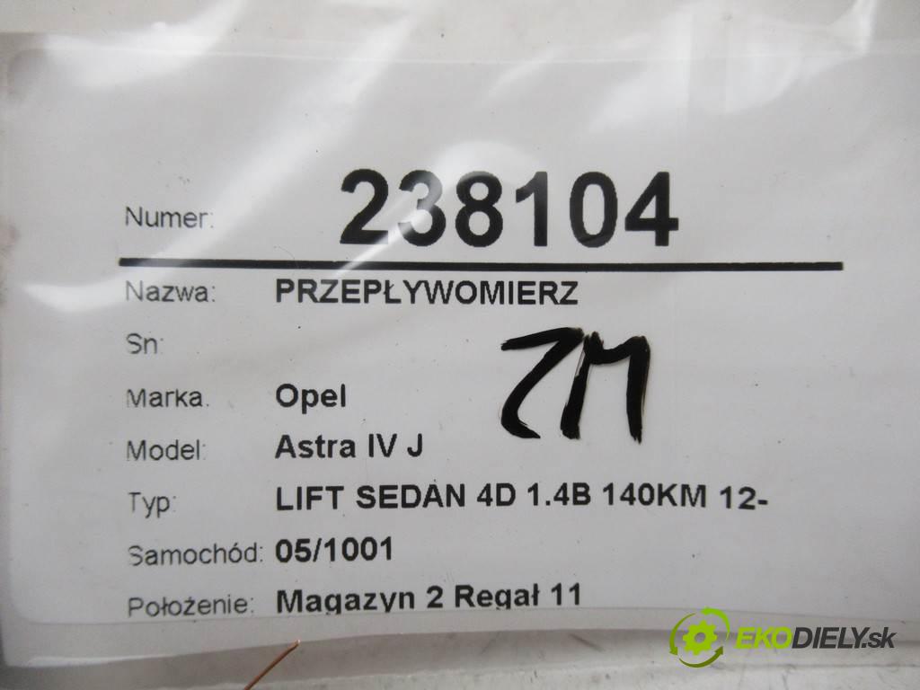 Opel Astra IV J  2017  LIFT SEDAN 4D 1.4B 140KM 12- 1364 Váha vzduchu 0280218429 12671616 (Váhy vzduchu)