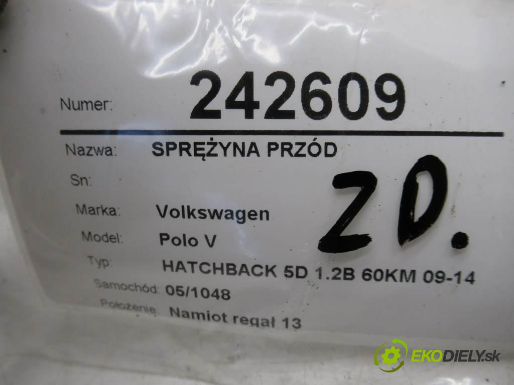 Volkswagen Polo V  2010 44 kW HATCHBACK 5D 1.2B 60KM 09-14 1198 Pružina predný  (Ostatné)