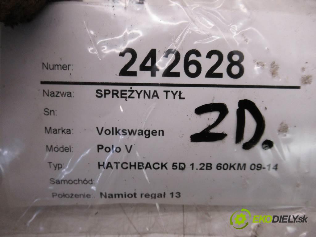Volkswagen Polo V    HATCHBACK 5D 1.2B 60KM 09-14  Pružina zad  (Ostatné)