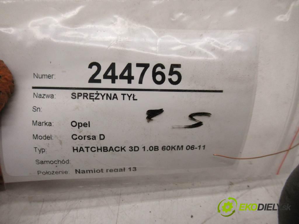 Opel Corsa D     HATCHBACK 3D 1.0B 60KM 06-11  Pružina zad  (Ostatné)