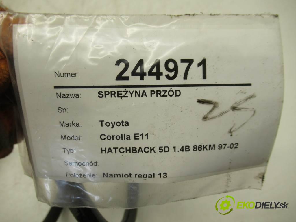 Toyota Corolla E11    HATCHBACK 5D 1.4B 86KM 97-02  Pružina predný  (Ostatné)