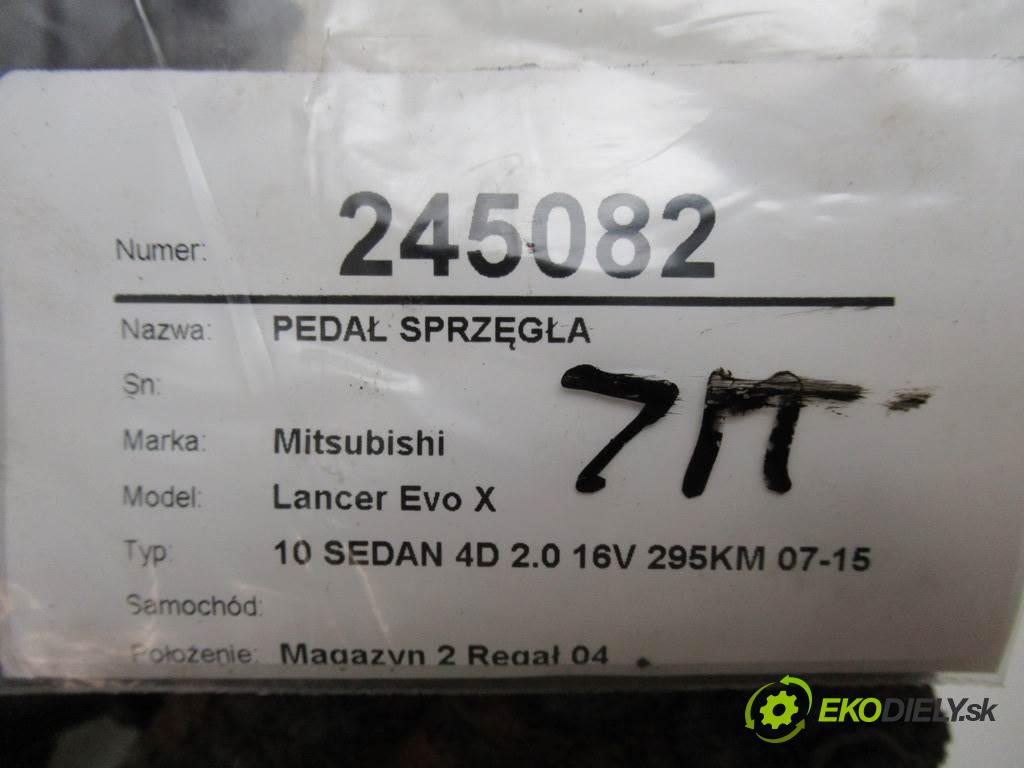 Mitsubishi Lancer Evo X    10 SEDAN 4D 2.0 16V 295KM 07-15  pedal spojky 