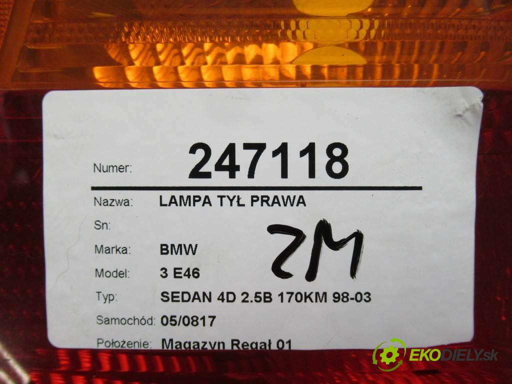 BMW 3 E46  1999  SEDAN 4D 2.5B 170KM 98-03 2500 Svetlo zad pravá  (Ostatné)