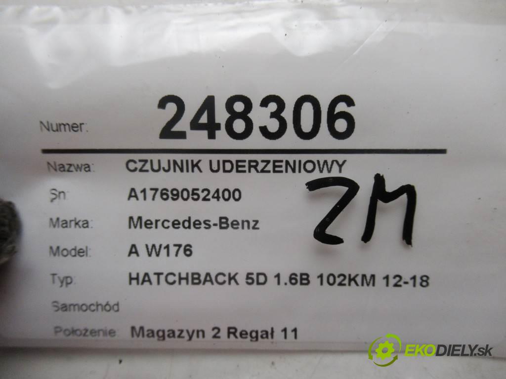 Mercedes-Benz A W176    HATCHBACK 5D 1.6B 102KM 12-18  Snímač nárazu A1769052400 (Snímače nárazu)