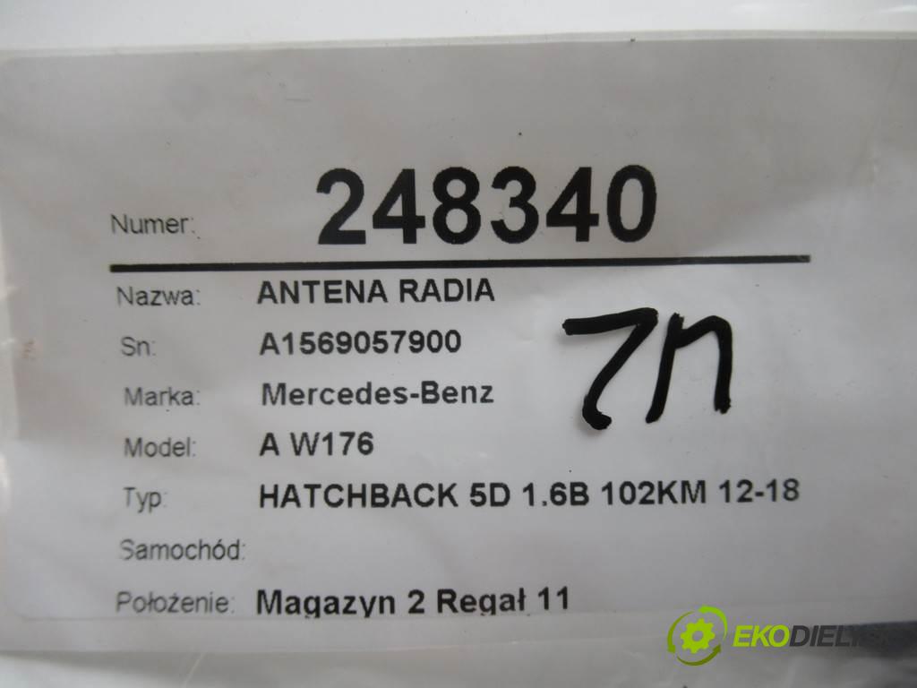 Mercedes-Benz A W176    HATCHBACK 5D 1.6B 102KM 12-18  ANTENA radia A1569057900