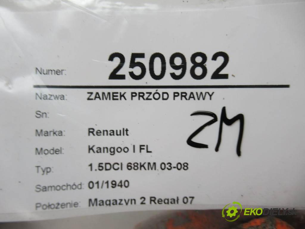 Renault Kangoo I FL  2007 62 kW 1.5DCI 68KM 03-08 1500 zámok predný pravy 
