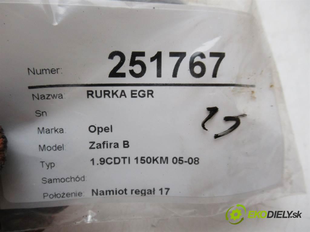 Opel Zafira B    1.9CDTI 150KM 05-08  rúrka EGR 