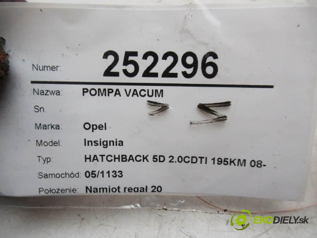 Opel Insignia  2012 143 kW HATCHBACK 5D 2.0CDTI 195KM 08-13 2000 Pumpa vákuová 55571411