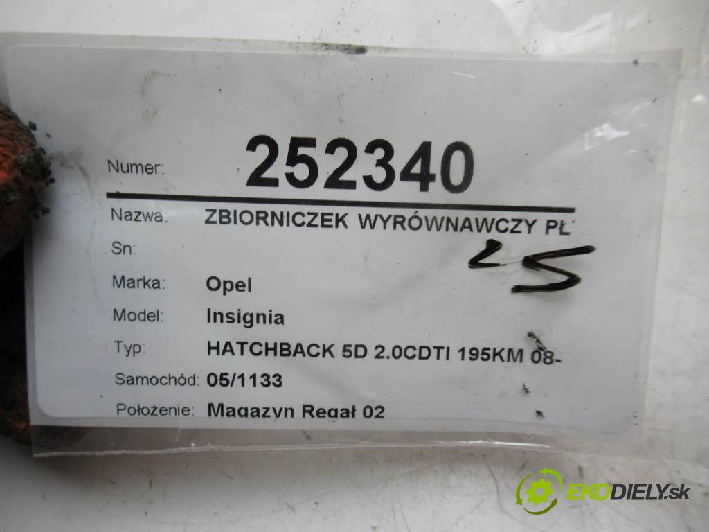 Opel Insignia  2012 143 kW HATCHBACK 5D 2.0CDTI 195KM 08-13 2000 nádržka vyrovnávací kapaliny chadicího 13220124 (Vyrovnávací nádržky)