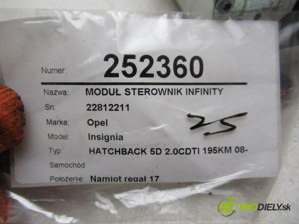 Opel Insignia    HATCHBACK 5D 2.0CDTI 195KM 08-13  Modul Riadiaca jednotka Infinity 22812211