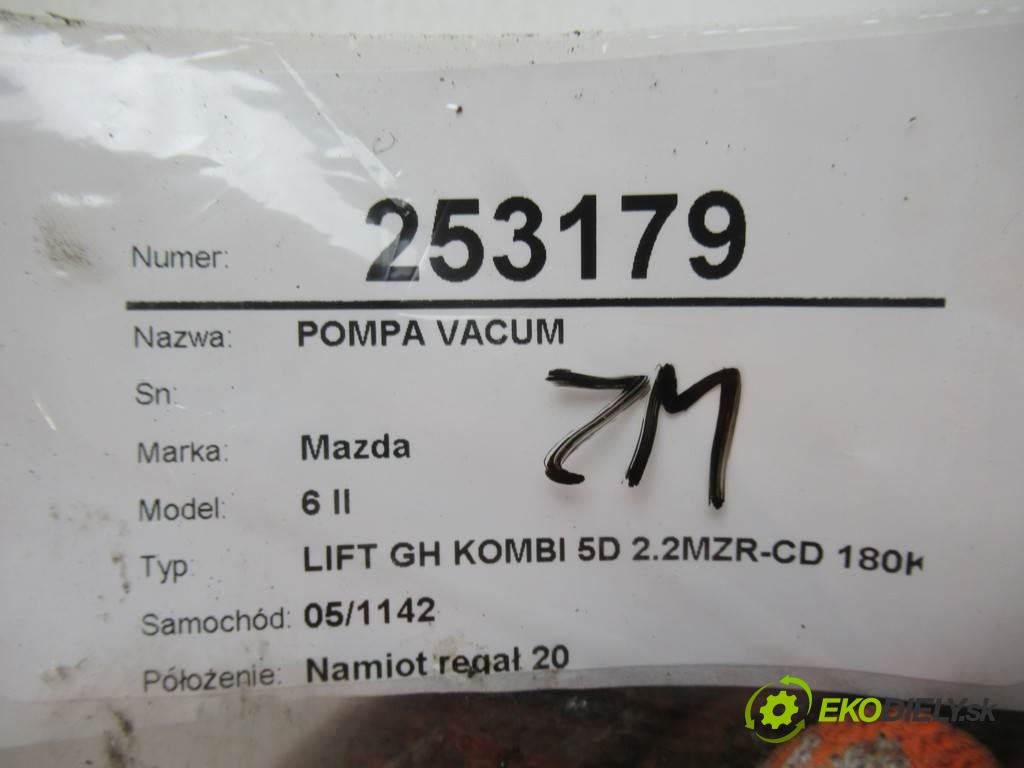Mazda 6 II  2012  LIFT GH KOMBI 5D 2.2MZR-CD 180KM 07-12 2200 Pumpa vákuová 