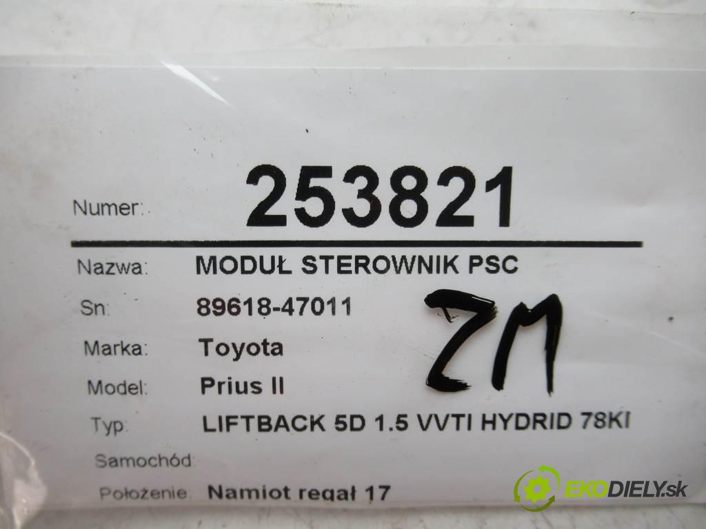 Toyota Prius II    LIFTBACK 5D 1.5 VVTI HYDRID 78KM 03-09  Modul Riadiaca jednotka 89618-47011