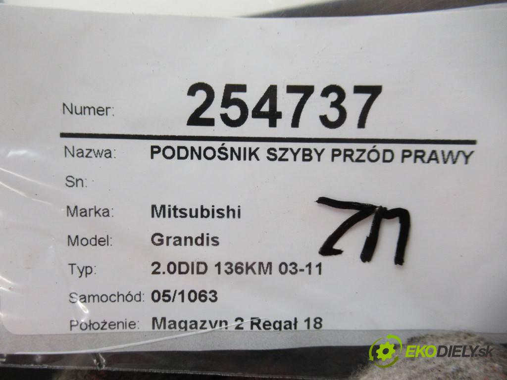 Mitsubishi Grandis  2006  2.0DID 136KM 03-11 1968 Mechanizmus okna predný pravy  (Ostatné)