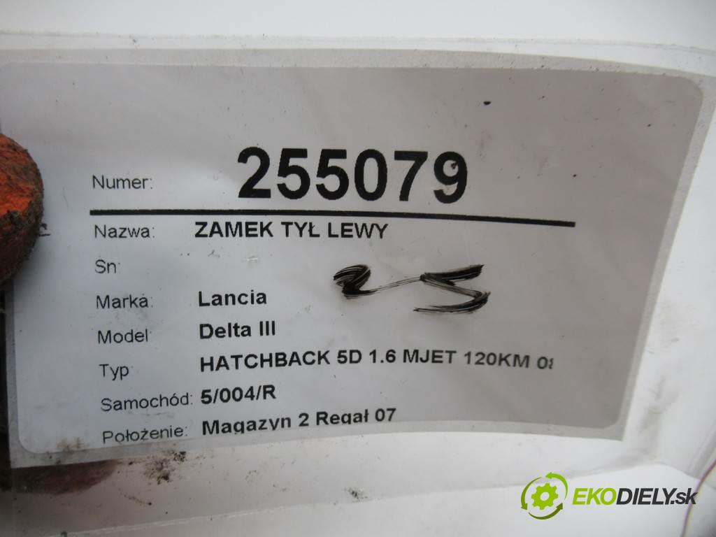 Lancia Delta III  2010 88 kW HATCHBACK 5D 1.6 MJET 120KM 08-14 1600 zámok zad ľavy 518785550