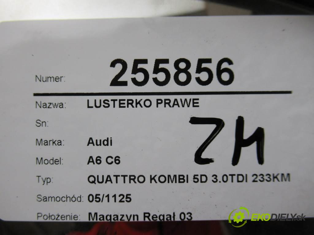 Audi A6 C6  2006 171 kW QUATTRO KOMBI 5D 3.0TDI 233KM 04-08 3000 Spätné zrkadlo pravé  (Ostatné)