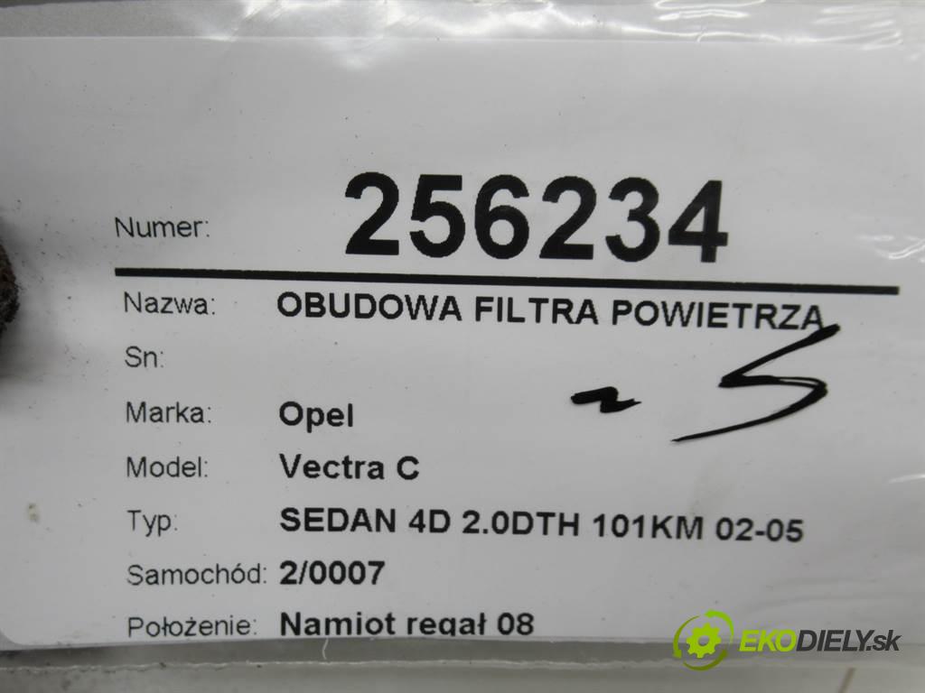 Opel Vectra C  2002 74 kW SEDAN 4D 2.0DTH 101KM 02-05 2000 Obal filtra vzduchu 9177266 (Obaly filtrov vzduchu)