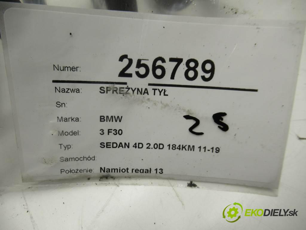 BMW 3 F30    SEDAN 4D 2.0D 184KM 11-19  Pružina zad  (Ostatné)