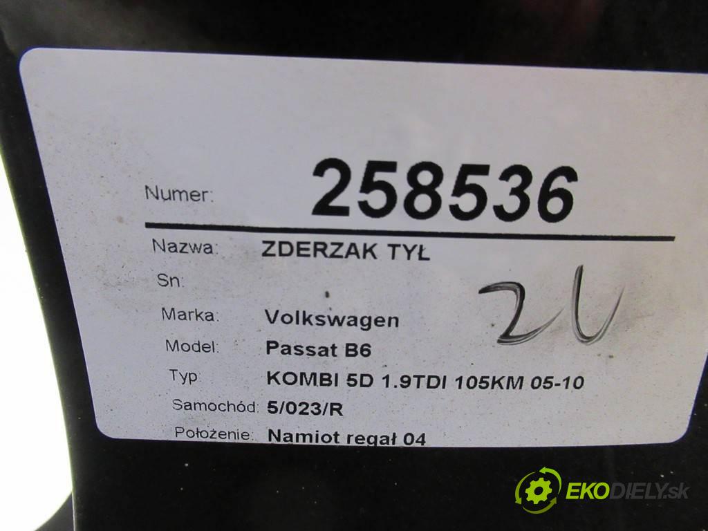 Volkswagen Passat B6  2007 77 kW KOMBI 5D 1.9TDI 105KM 05-10 1900 Nárazník zad  (Ostatné)